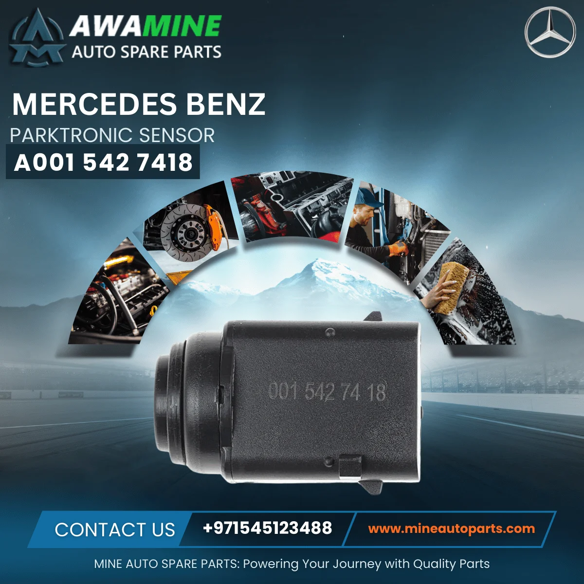 MERCEDES BENZ PARKTRONIC SENSOR 0015427418