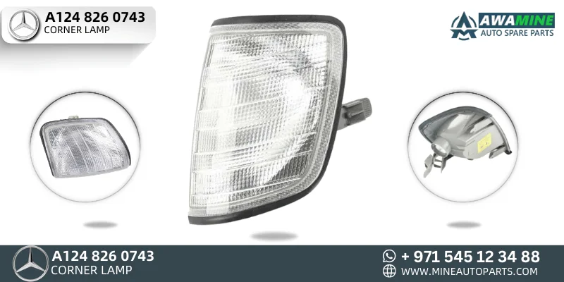 MERCEDES BENZ E CLASS CORNER LAMP 124 826 07 43 MERCEDES BENZ E CLASS CORNER LAMP 124 826 07 43