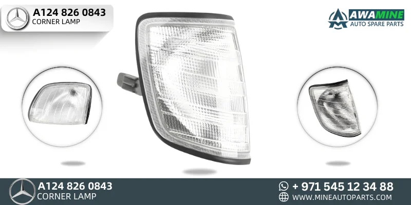 MERCEDES BENZ E CLASS CORNER LAMP 124 826 08 43