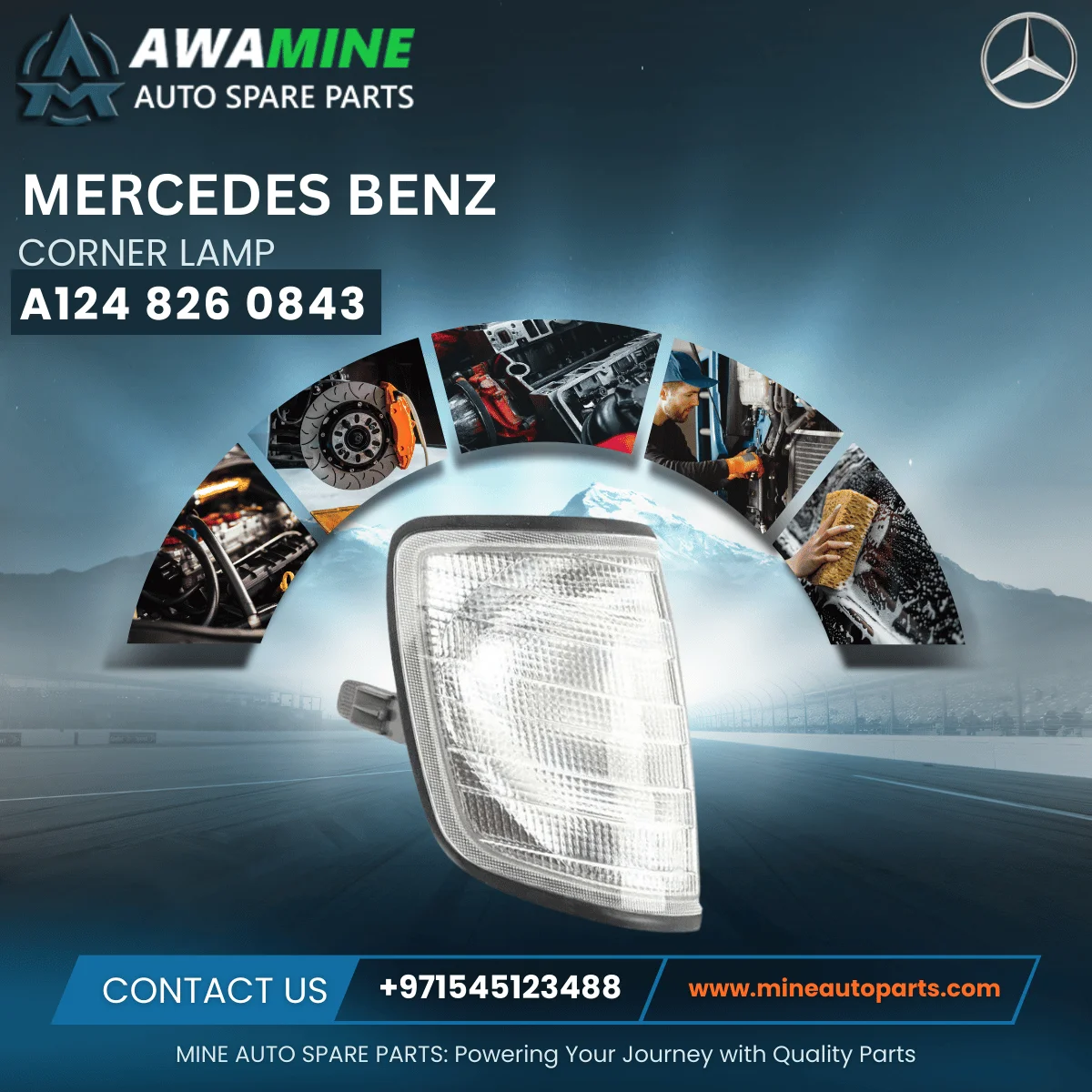 MERCEDES BENZ CORNER LAMP 1248260843