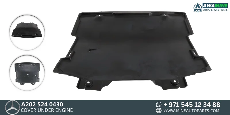 MERCEDES BENZ C CLASS COVER UNDER ENGINE 202 524 04 30