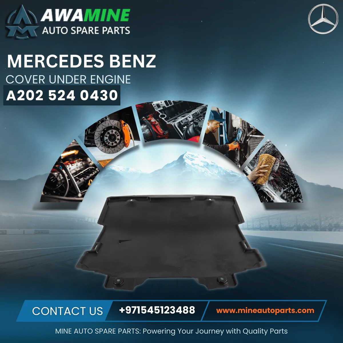 MERCEDES BENZ COVER UNDER ENGINE 2025240430