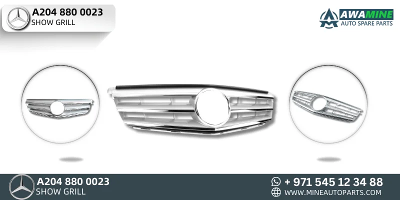 MERCEDES BENZ C CLASS SHOW GRILL 204 880 00 23