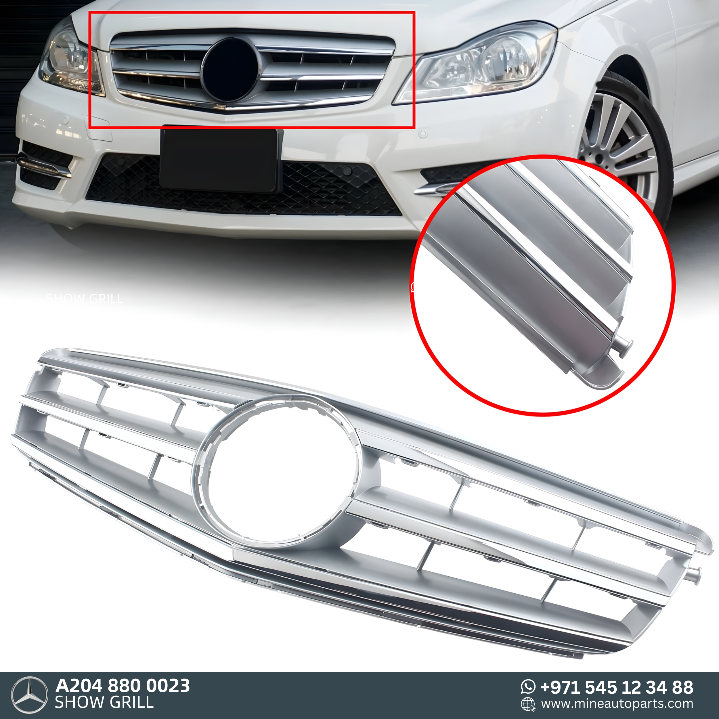MERCEDES BENZ SHOW GRILL 2048800023