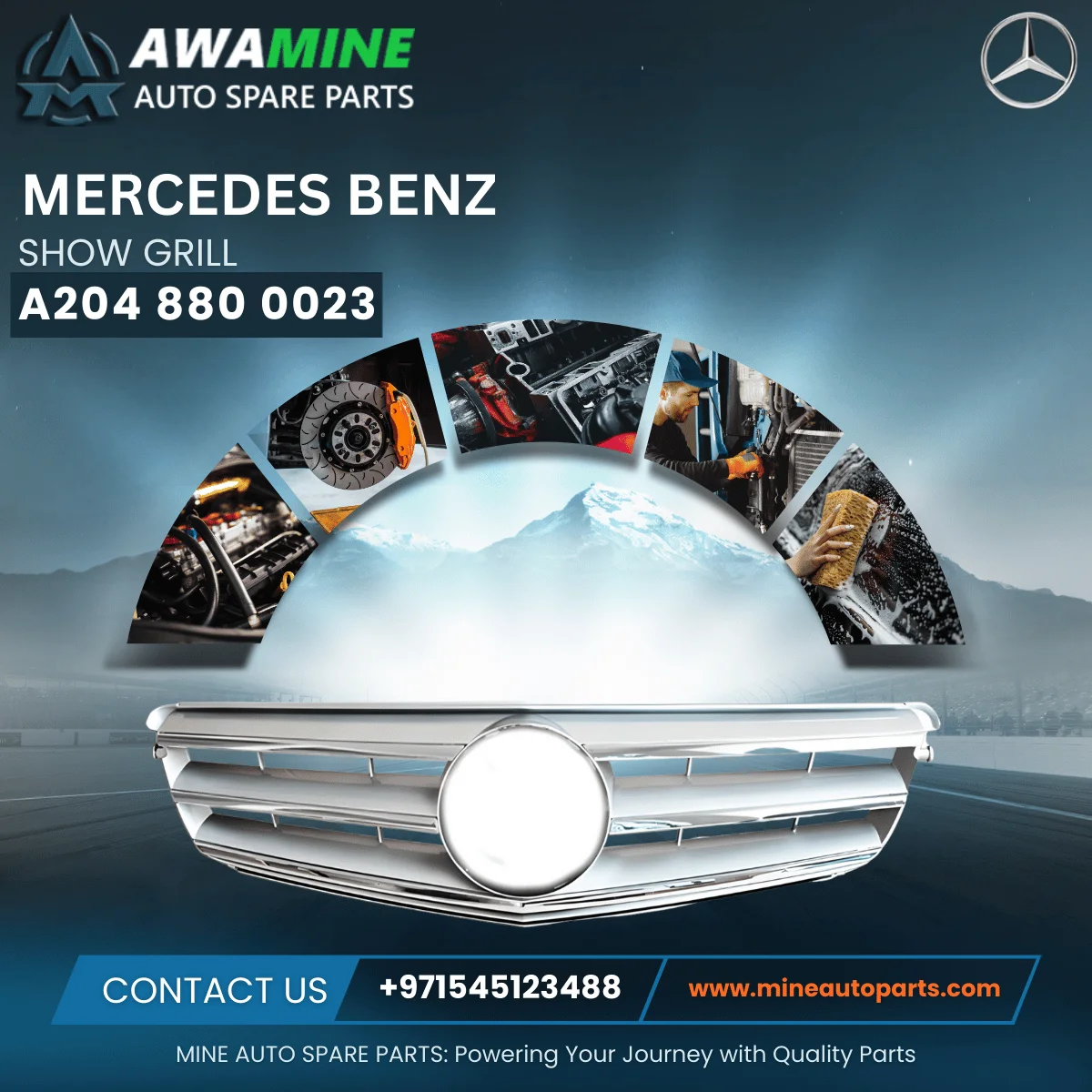MERCEDES BENZ SHOW GRILL 2048800023