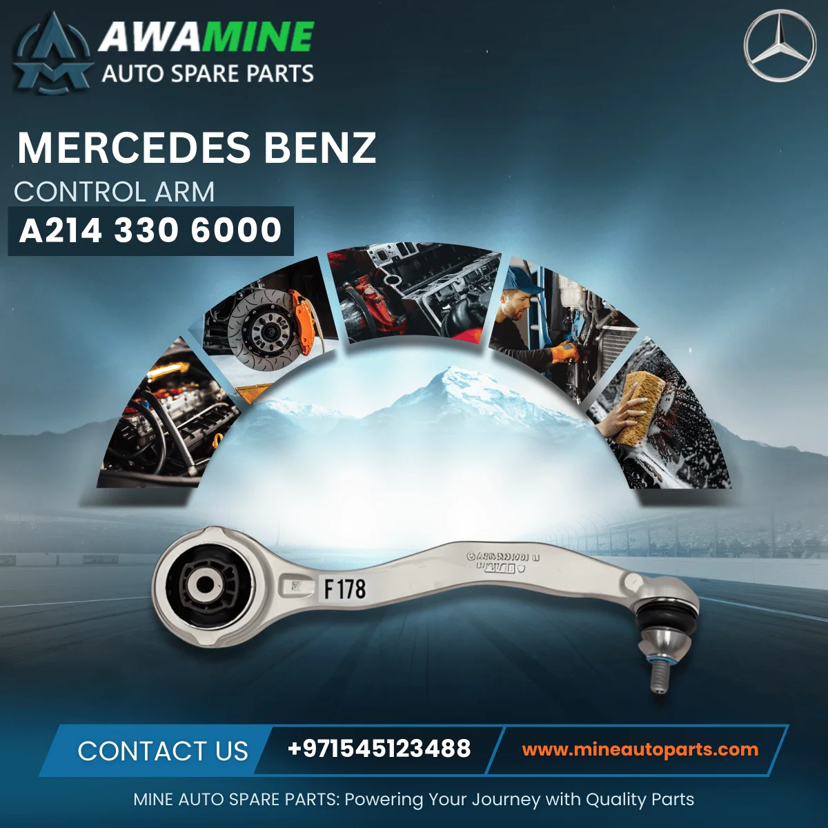 MERCEDES BENZ CONTROL ARM 2143306000