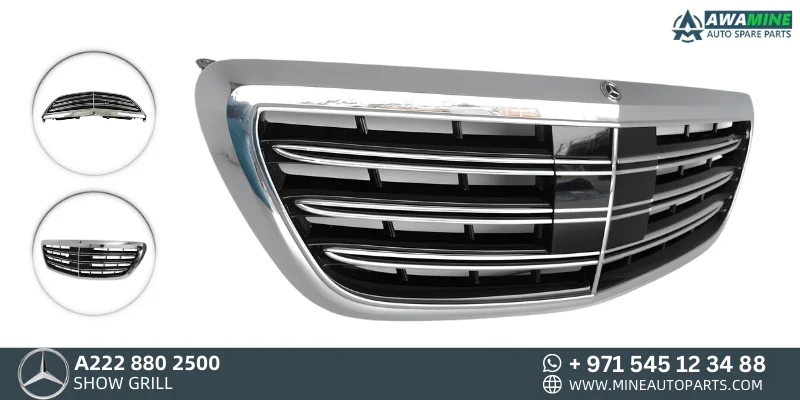 MERCEDES BENZ S CLASS SHOW GRILL 222 880 25 00