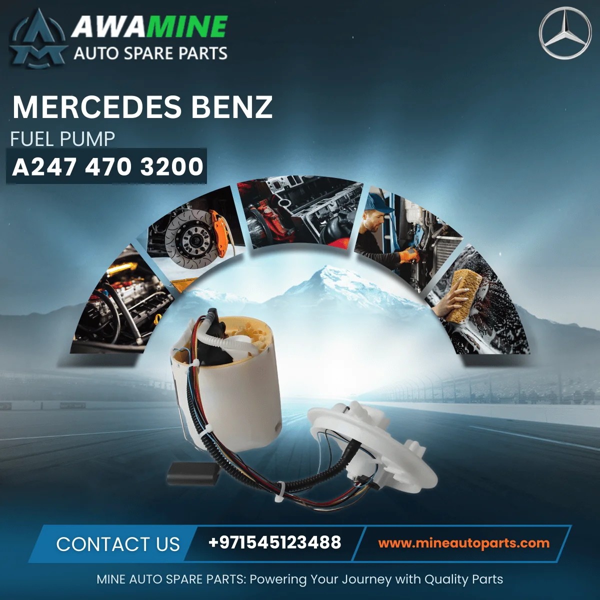 MERCEDES BENZ FUEL PUMP 2474703200