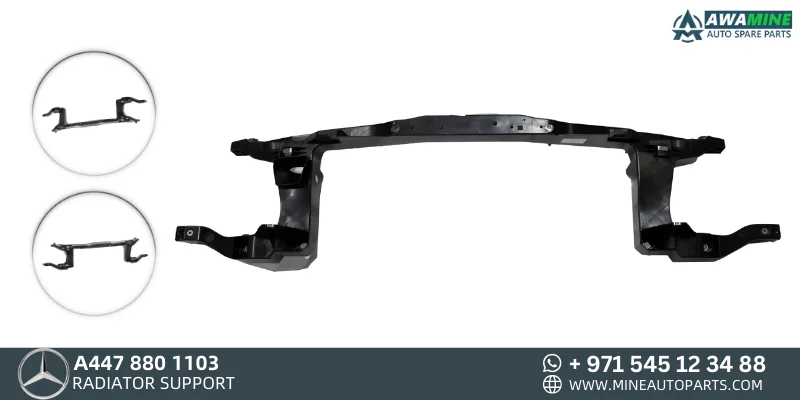 MERCEDES BENZ V CLASS RADIATOR SUPPORT 447 880 11 03