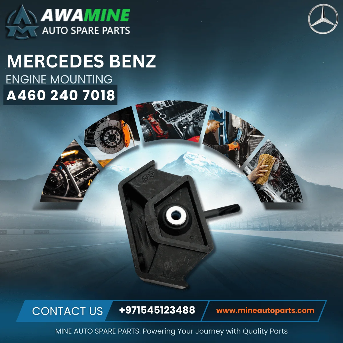 MERCEDES BENZ ENGINE MOUNTING 4602407018