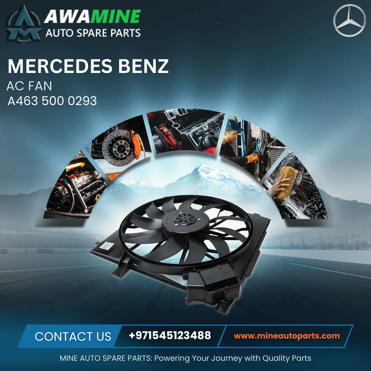 MERCEDES BENZ AC FAN 4635000293 MERCEDES BENZ AC FAN 4635000293