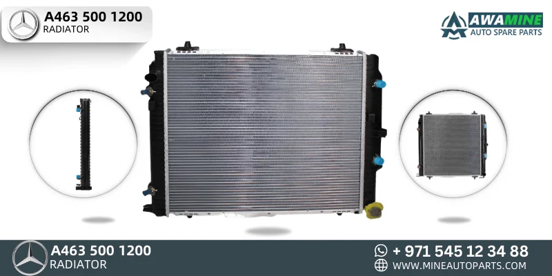 MERCEDES BENZ G CLASS RADIATOR 463 500 12 00